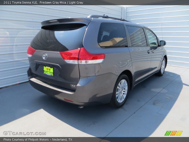 Predawn Gray Mica / Light Gray 2011 Toyota Sienna XLE