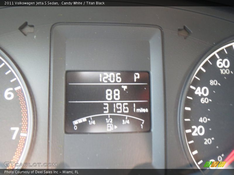 Candy White / Titan Black 2011 Volkswagen Jetta S Sedan