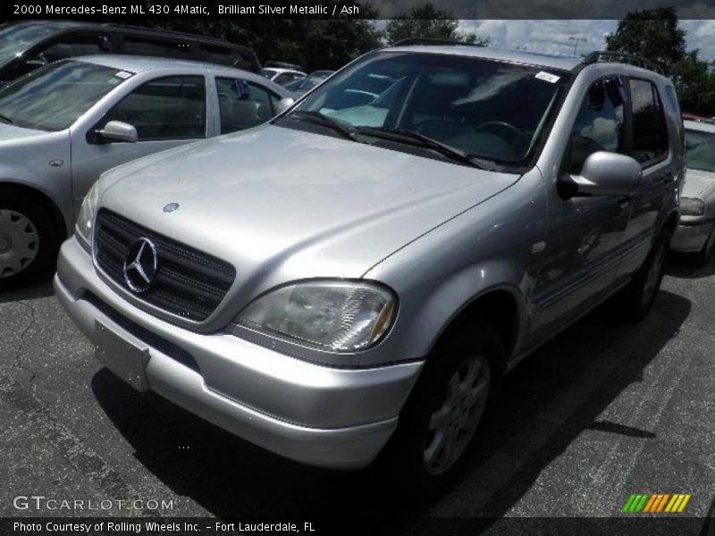 Brilliant Silver Metallic / Ash 2000 Mercedes-Benz ML 430 4Matic