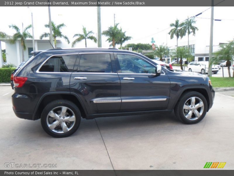 Maximum Steel Metallic / New Saddle/Black 2012 Jeep Grand Cherokee Overland