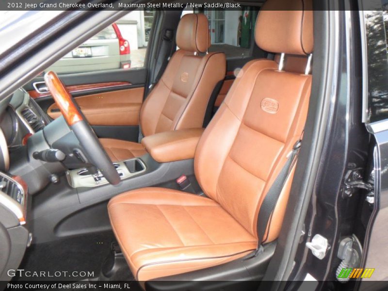 Maximum Steel Metallic / New Saddle/Black 2012 Jeep Grand Cherokee Overland