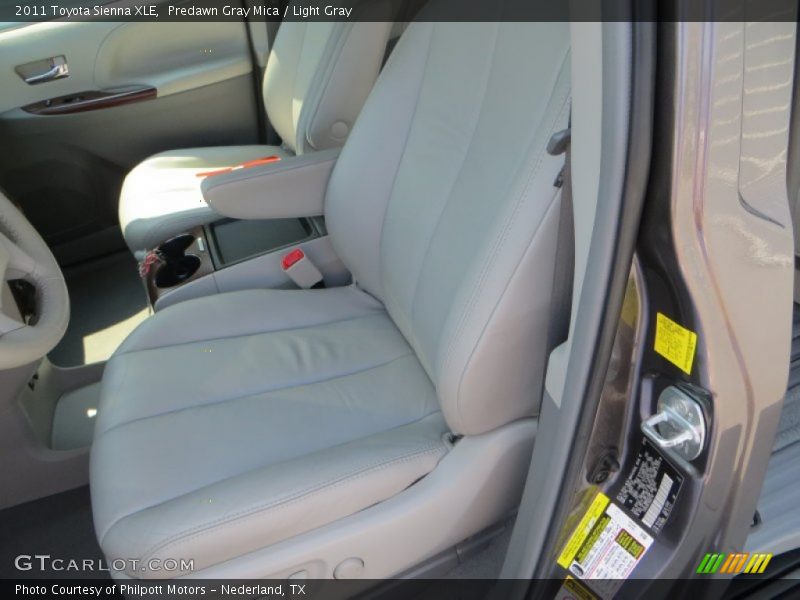 Predawn Gray Mica / Light Gray 2011 Toyota Sienna XLE