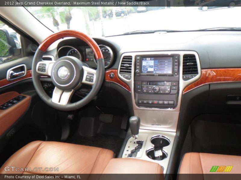 Maximum Steel Metallic / New Saddle/Black 2012 Jeep Grand Cherokee Overland