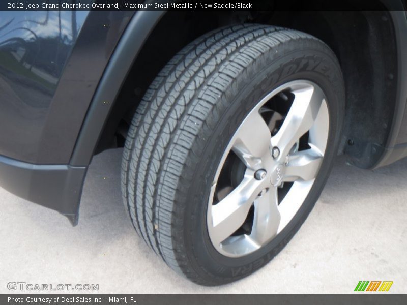 Maximum Steel Metallic / New Saddle/Black 2012 Jeep Grand Cherokee Overland