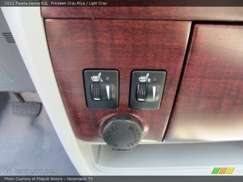 Predawn Gray Mica / Light Gray 2011 Toyota Sienna XLE