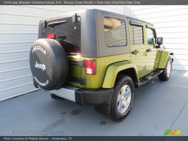 Rescue Green Metallic / Dark Slate Gray/Med Slate Gray 2008 Jeep Wrangler Unlimited Sahara 4x4