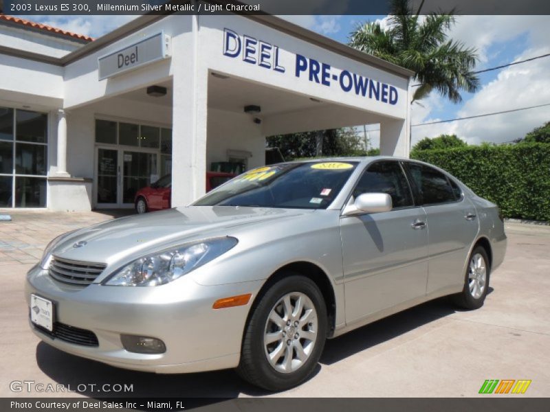 Millennium Silver Metallic / Light Charcoal 2003 Lexus ES 300