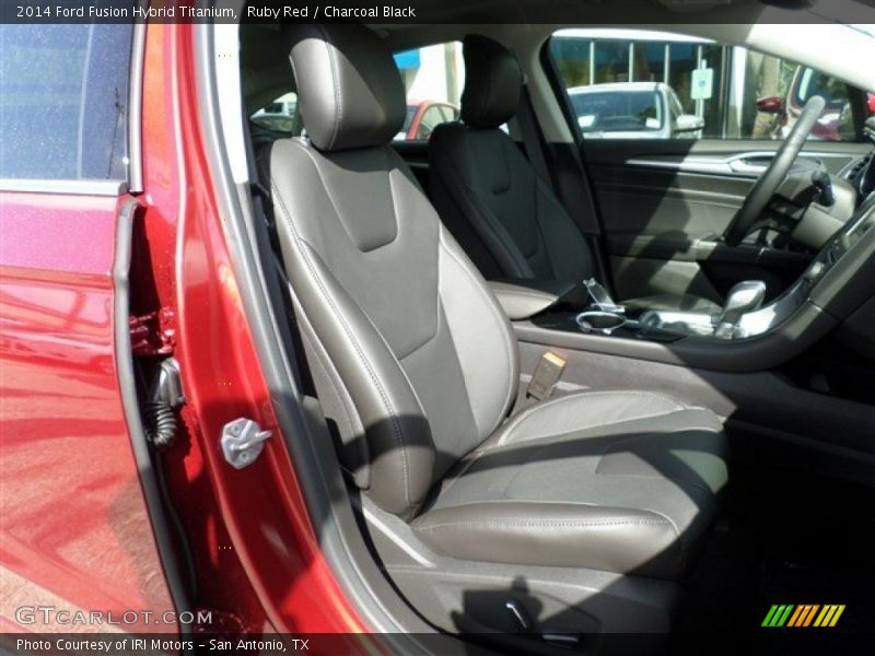 Front Seat of 2014 Fusion Hybrid Titanium