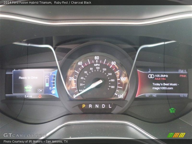  2014 Fusion Hybrid Titanium Hybrid Titanium Gauges