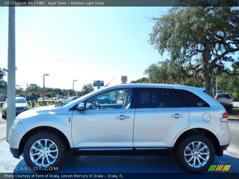 Ingot Silver / Medium Light Stone 2013 Lincoln MKX FWD