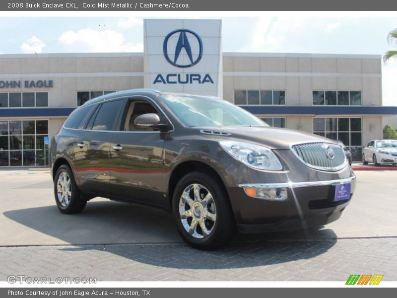 Gold Mist Metallic / Cashmere/Cocoa 2008 Buick Enclave CXL