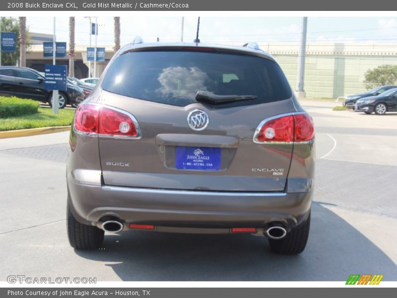 Gold Mist Metallic / Cashmere/Cocoa 2008 Buick Enclave CXL