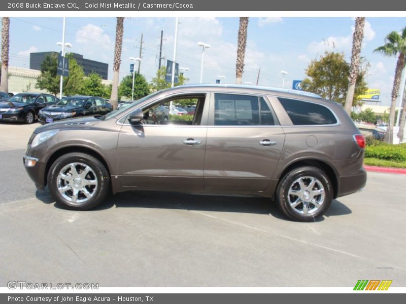 Gold Mist Metallic / Cashmere/Cocoa 2008 Buick Enclave CXL