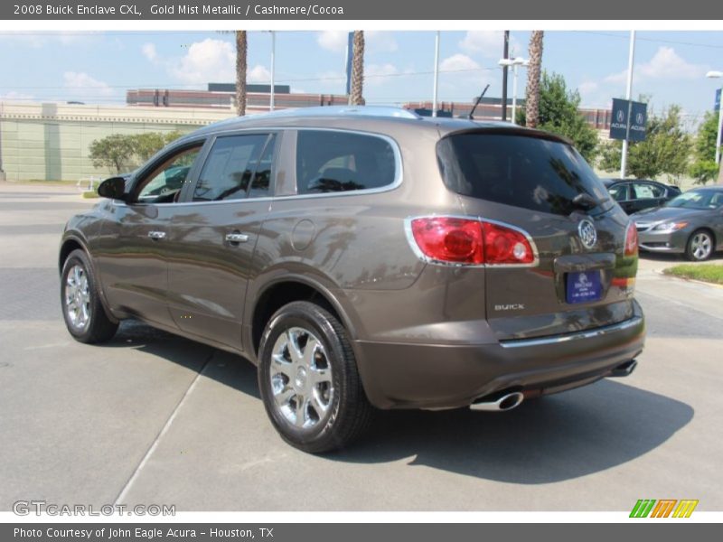 Gold Mist Metallic / Cashmere/Cocoa 2008 Buick Enclave CXL