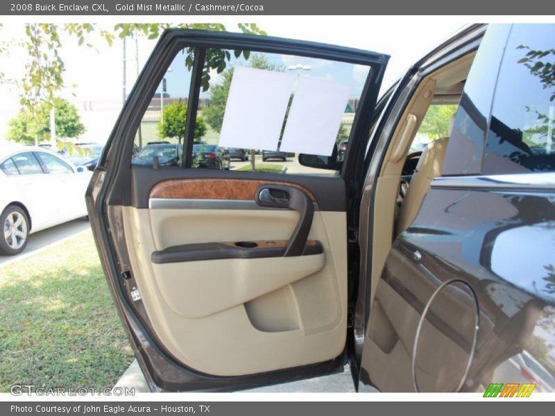 Gold Mist Metallic / Cashmere/Cocoa 2008 Buick Enclave CXL