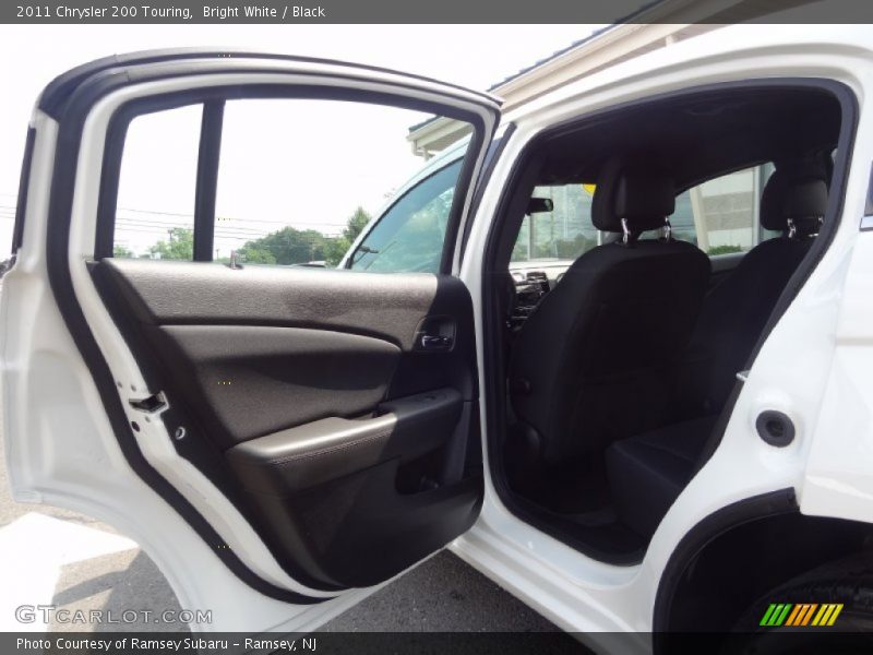 Bright White / Black 2011 Chrysler 200 Touring