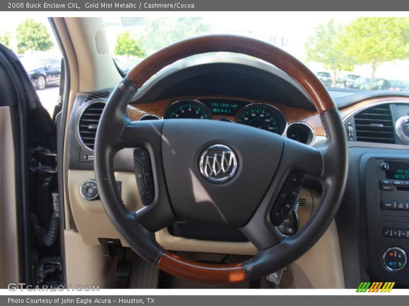 Gold Mist Metallic / Cashmere/Cocoa 2008 Buick Enclave CXL