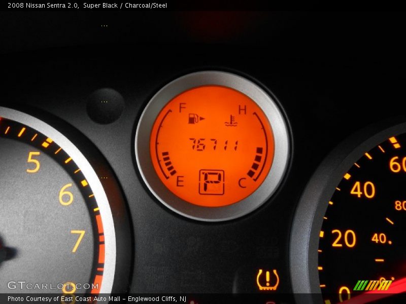 Super Black / Charcoal/Steel 2008 Nissan Sentra 2.0