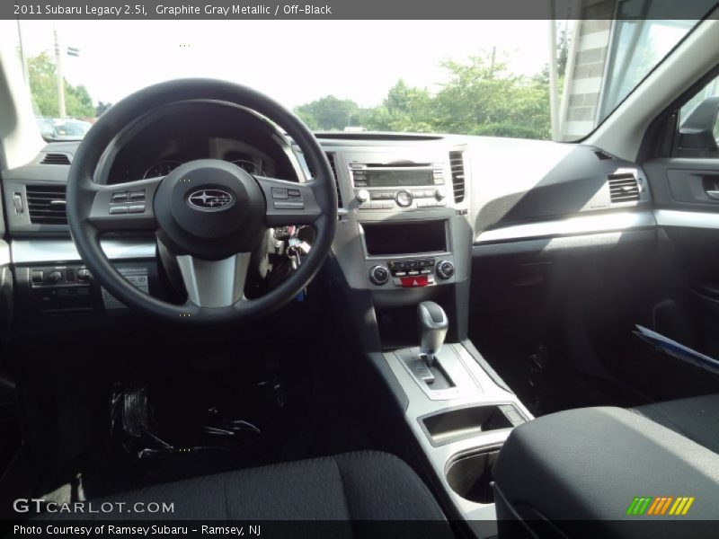 Graphite Gray Metallic / Off-Black 2011 Subaru Legacy 2.5i