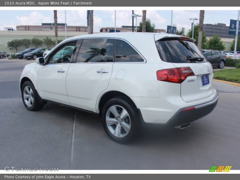 Aspen White Pearl / Parchment 2010 Acura MDX