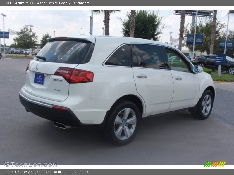 Aspen White Pearl / Parchment 2010 Acura MDX
