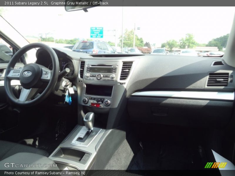Graphite Gray Metallic / Off-Black 2011 Subaru Legacy 2.5i