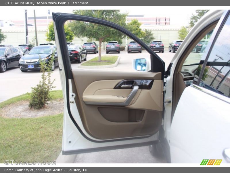 Aspen White Pearl / Parchment 2010 Acura MDX