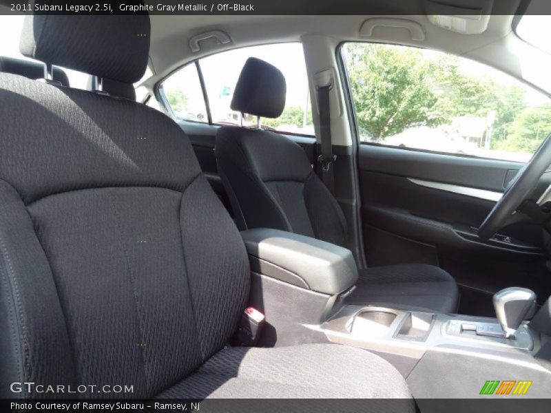 Graphite Gray Metallic / Off-Black 2011 Subaru Legacy 2.5i