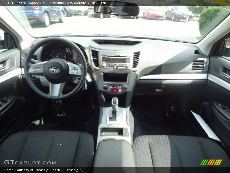 Graphite Gray Metallic / Off-Black 2011 Subaru Legacy 2.5i