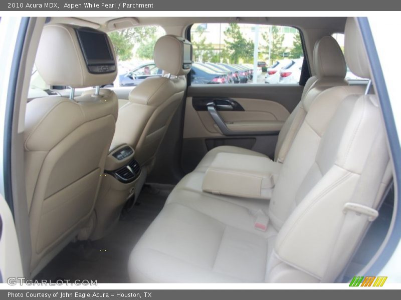 Aspen White Pearl / Parchment 2010 Acura MDX