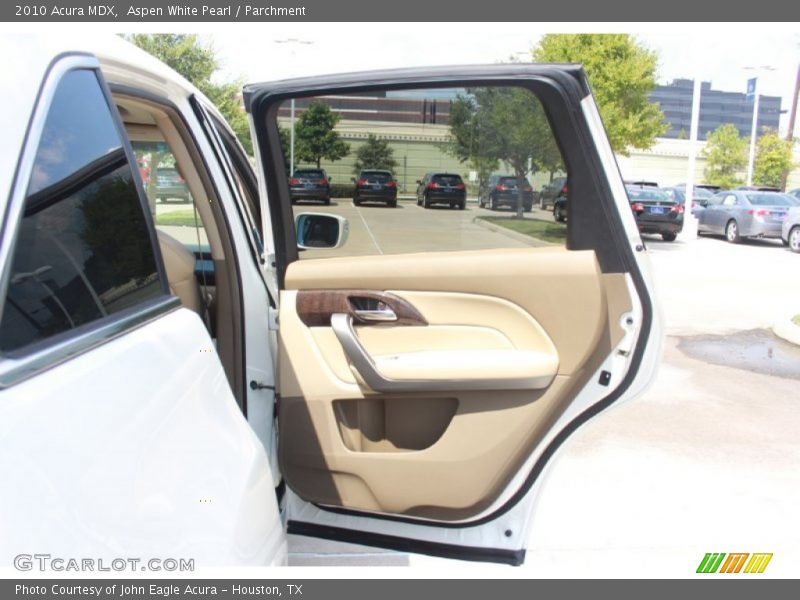 Aspen White Pearl / Parchment 2010 Acura MDX