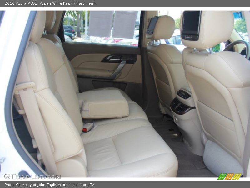 Aspen White Pearl / Parchment 2010 Acura MDX