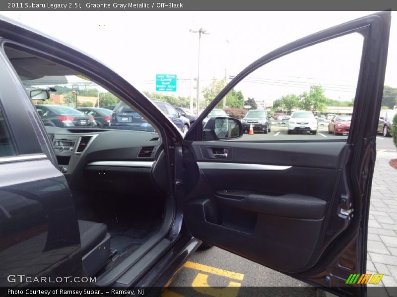 Graphite Gray Metallic / Off-Black 2011 Subaru Legacy 2.5i