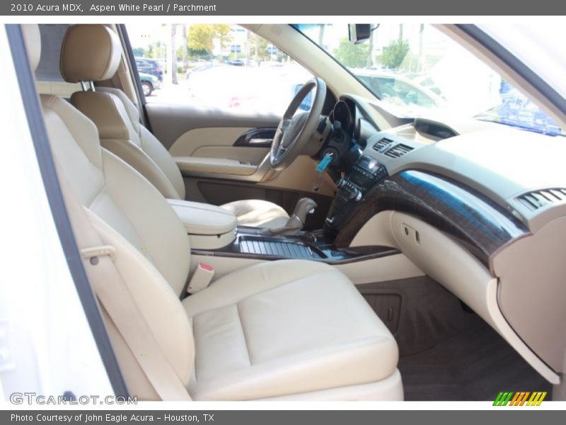 Aspen White Pearl / Parchment 2010 Acura MDX