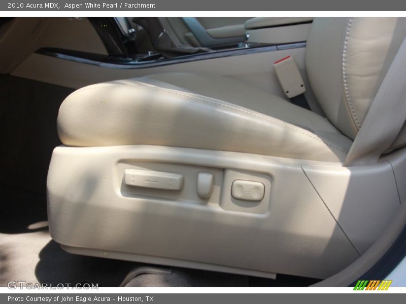 Aspen White Pearl / Parchment 2010 Acura MDX