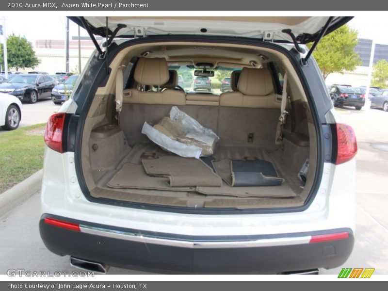 Aspen White Pearl / Parchment 2010 Acura MDX