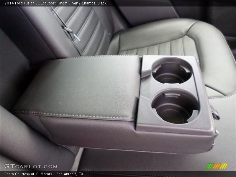 Ingot Silver / Charcoal Black 2014 Ford Fusion SE EcoBoost