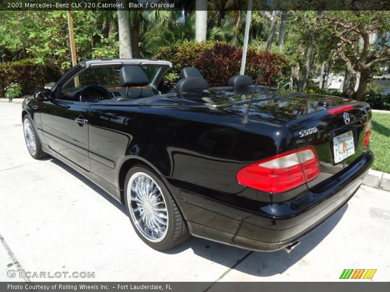 Black / Charcoal 2003 Mercedes-Benz CLK 320 Cabriolet