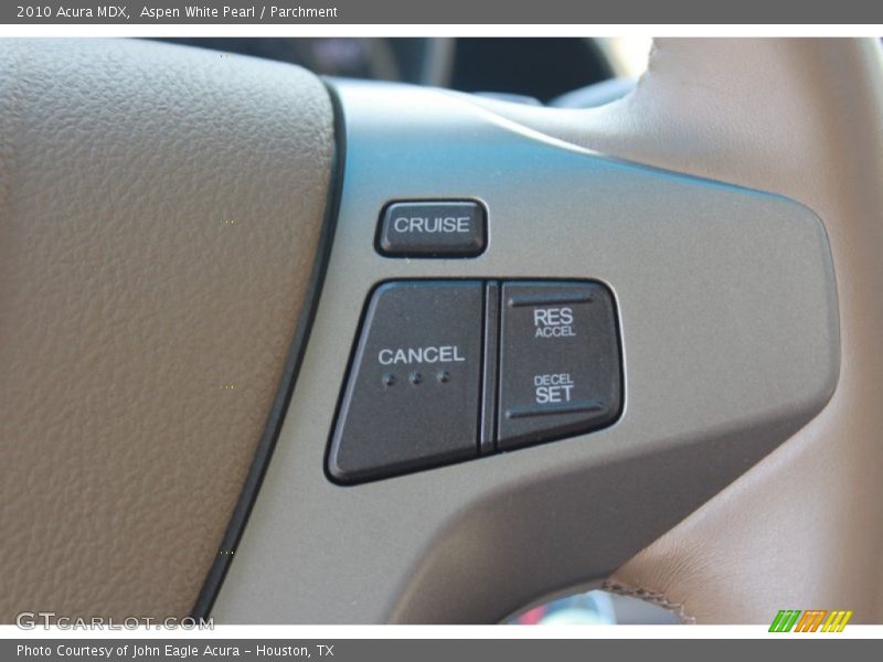 Aspen White Pearl / Parchment 2010 Acura MDX