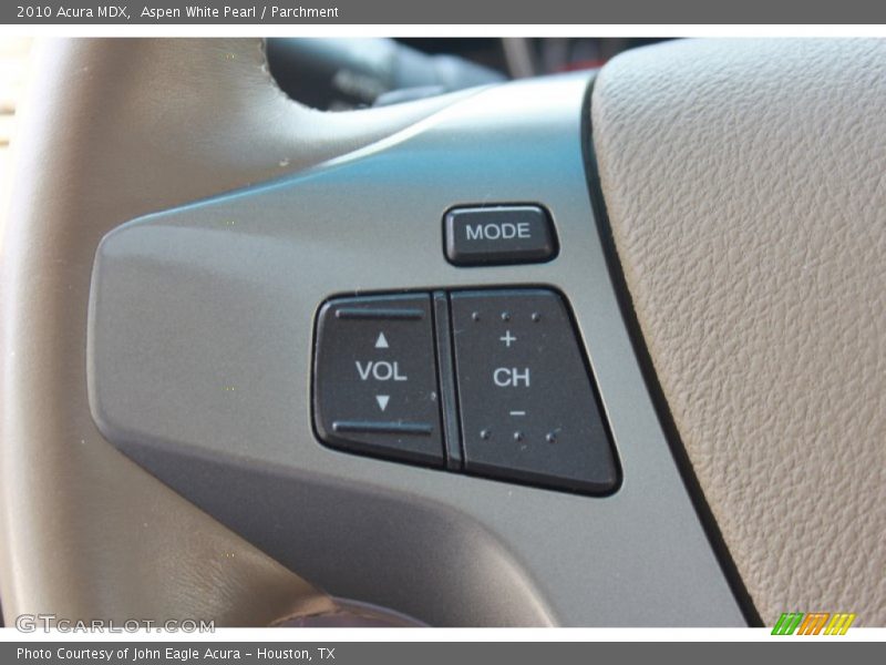 Aspen White Pearl / Parchment 2010 Acura MDX