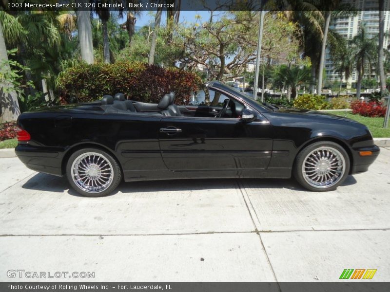 Black / Charcoal 2003 Mercedes-Benz CLK 320 Cabriolet