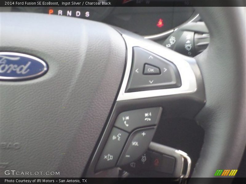 Ingot Silver / Charcoal Black 2014 Ford Fusion SE EcoBoost