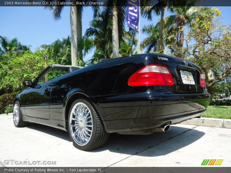 Black / Charcoal 2003 Mercedes-Benz CLK 320 Cabriolet