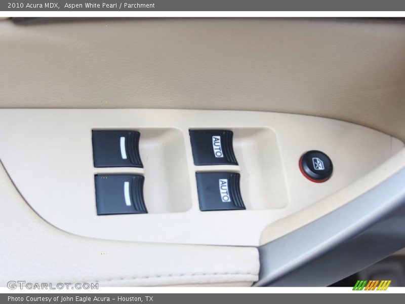 Aspen White Pearl / Parchment 2010 Acura MDX