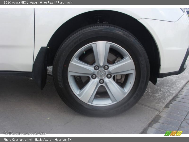 Aspen White Pearl / Parchment 2010 Acura MDX