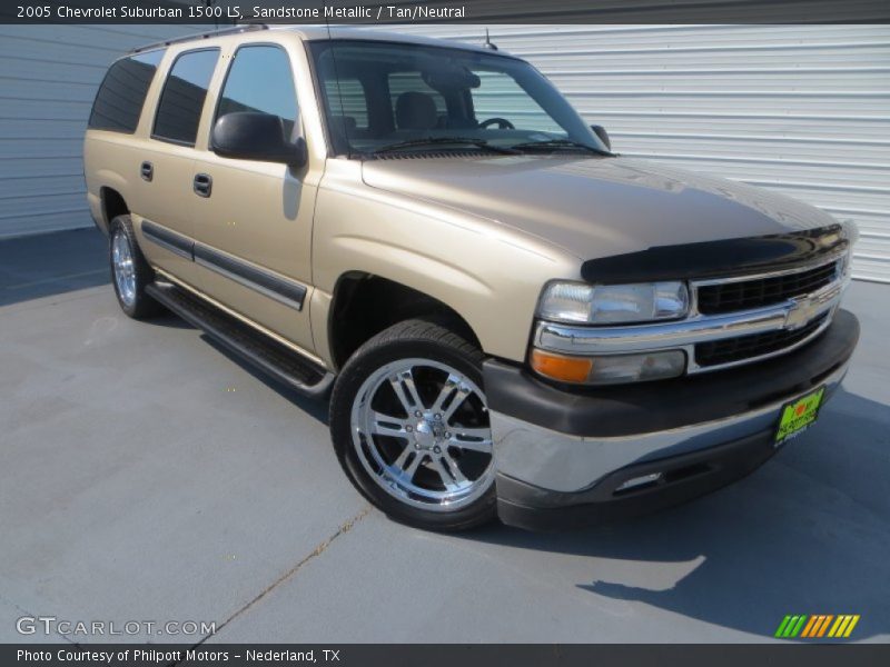 Sandstone Metallic / Tan/Neutral 2005 Chevrolet Suburban 1500 LS