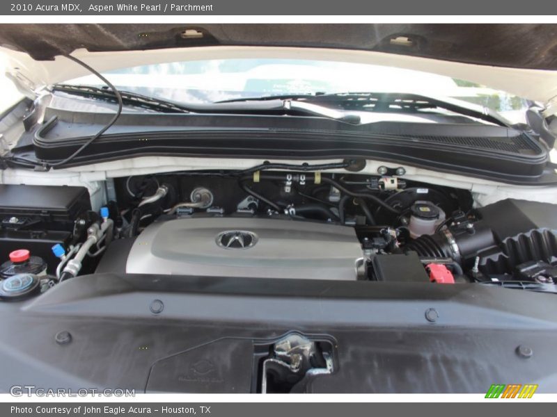 Aspen White Pearl / Parchment 2010 Acura MDX