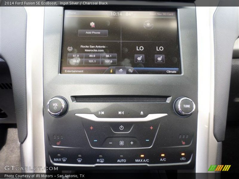 Ingot Silver / Charcoal Black 2014 Ford Fusion SE EcoBoost