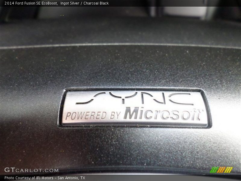 Ingot Silver / Charcoal Black 2014 Ford Fusion SE EcoBoost