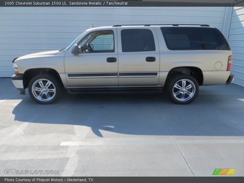 Sandstone Metallic / Tan/Neutral 2005 Chevrolet Suburban 1500 LS